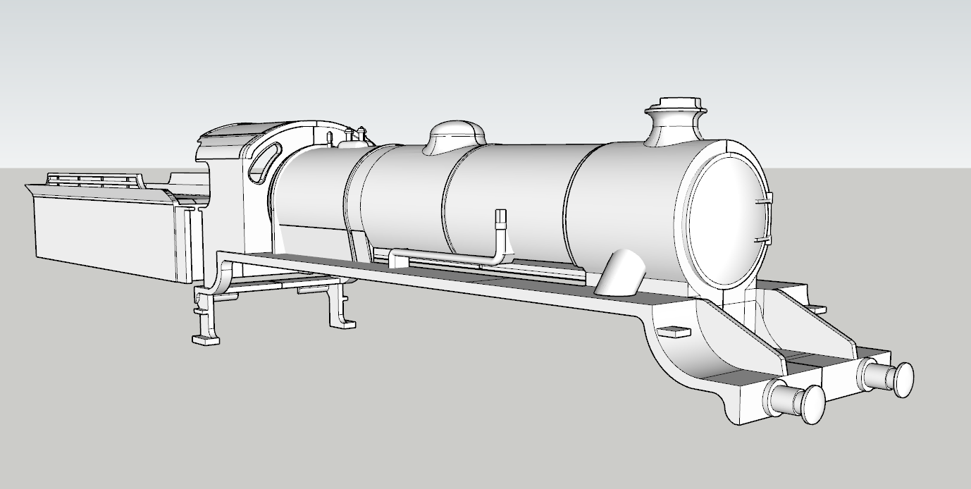(image for) (N) SR Maunsell S15 Class - No Smoke Deflectors - 8w Tender